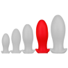 EggPlay Plug silicone Saurus Egg XL 16.5 x 7.3cm Rouge